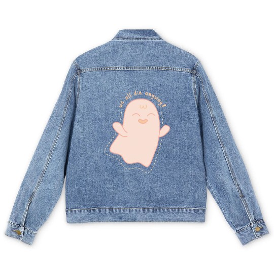 We All Die Anyway Ghost Men's Denim Jackets