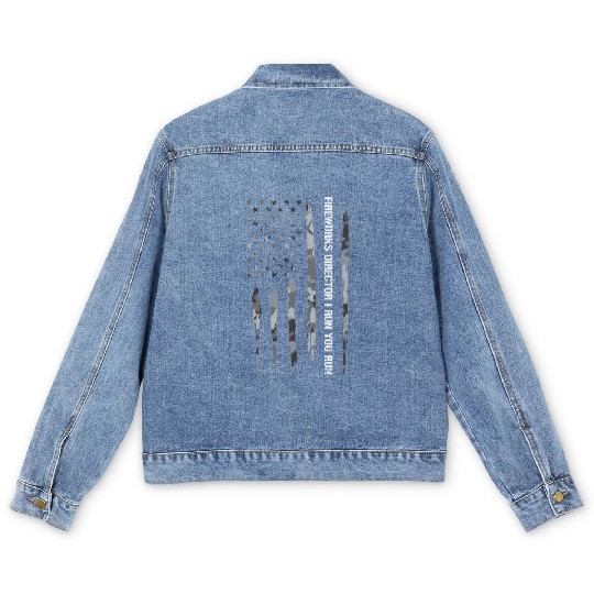Fireworks Director I Run You Run Men's Denim Jackets