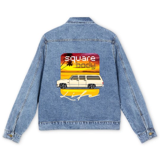 square Santa Fe Tan Men's Denim Jackets