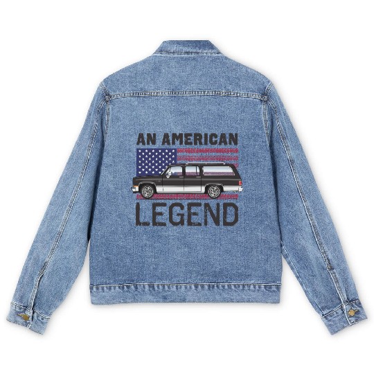 legend Midnight Black Men's Denim Jackets