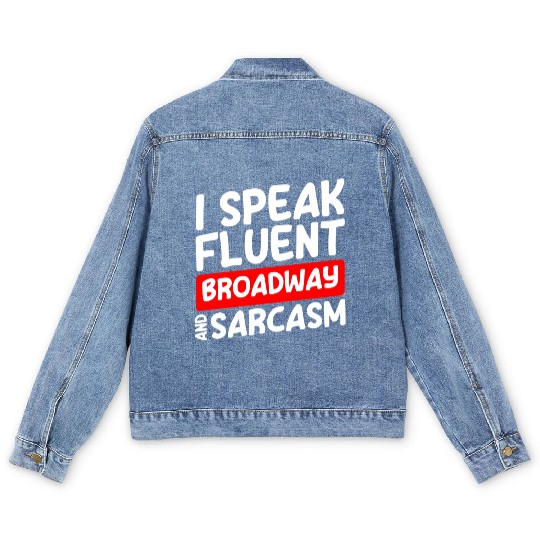 Actor Theater Fan Comedy Drama Club Men's Denim Jackets