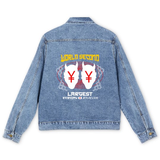 World Second Largest Economy Men's Denim Jackets