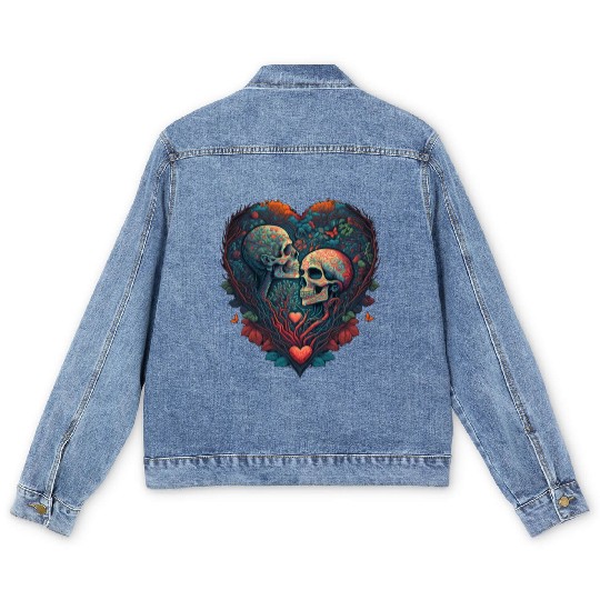 Till Death Do Us Part Men's Denim Jackets