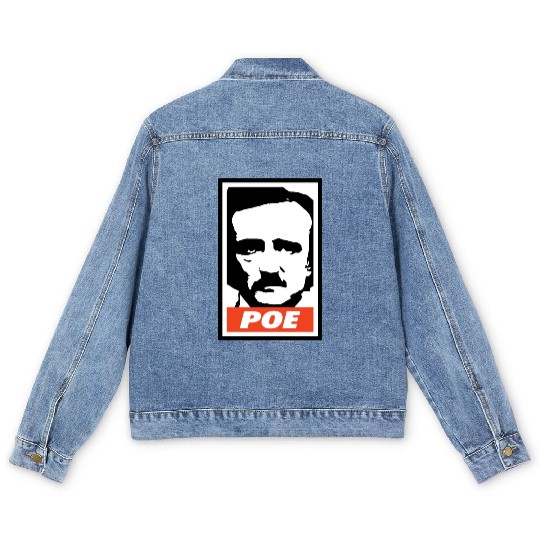 Edgar Allan Poe Men's Denim Jackets