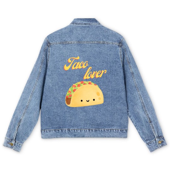 Taco Lover I Love Tacos Tacos Lover Men's Denim Jackets