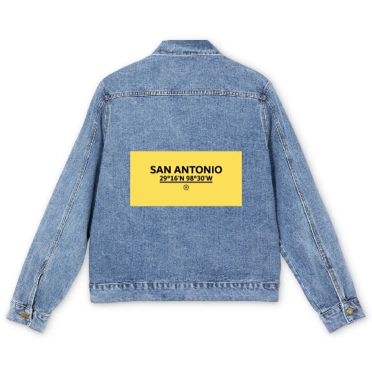 San Antonio S Coordinate's design Men's Denim Jackets
