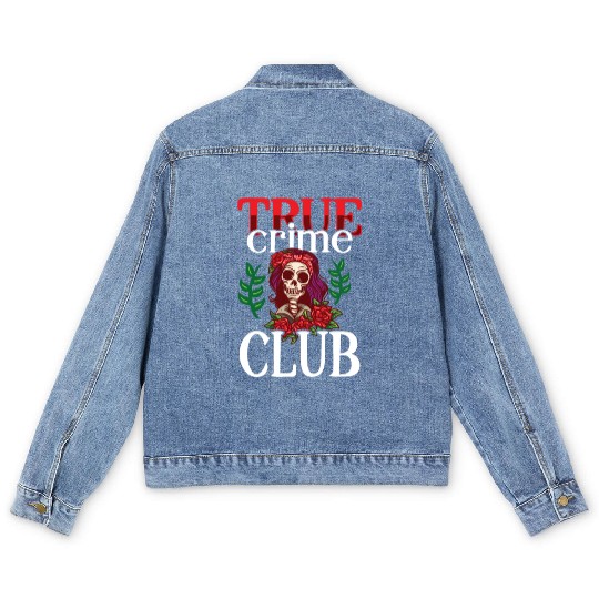 True Crime Murder Spy Crime Interest Gift Idea Men's Denim Jackets