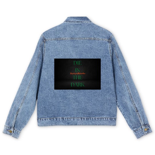 DIE IN THE DARK GREEN Men's Denim Jackets