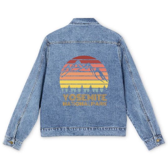 Yosemite National Park Men's Denim Jackets