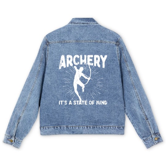 Archery, it's a state of mind - Archery Men's Denim Jackets