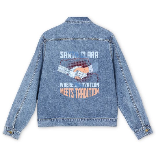 Santa Clara San Francisco United States Design Men's Denim Jackets
