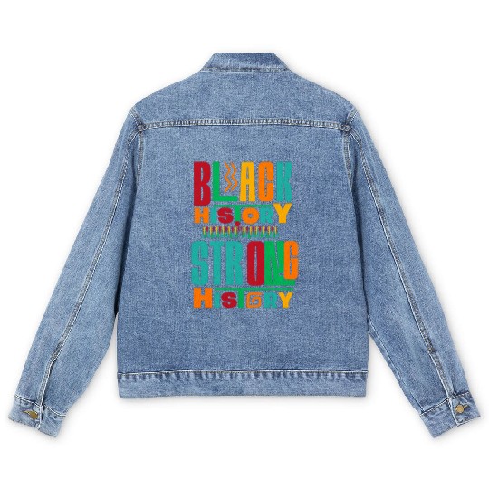 womens history month Men's Denim Jackets