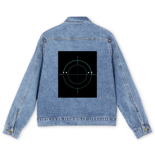 Captain nurse AI Men's Denim Jackets