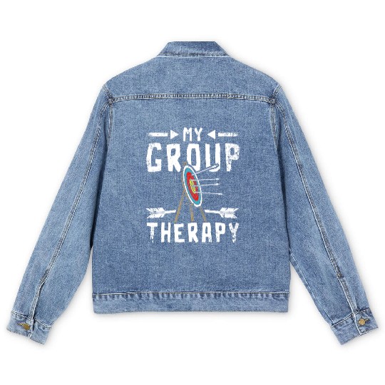 My group therapy Archery Men's Denim Jackets