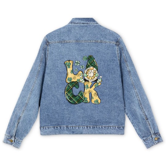 Luck sublimation Men's Denim Jackets