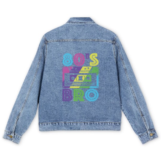 80s Bro Retro Cassette Men's Denim Jackets