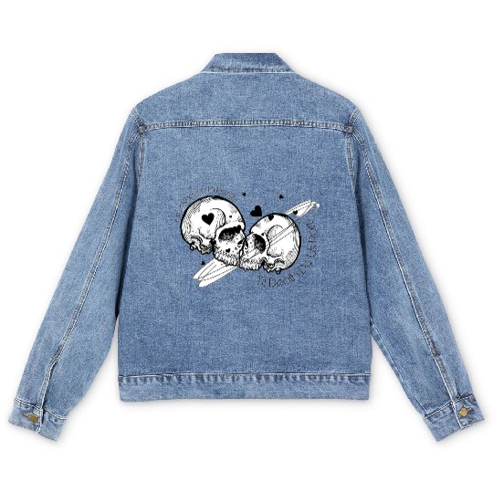 till death do us part Men's Denim Jackets