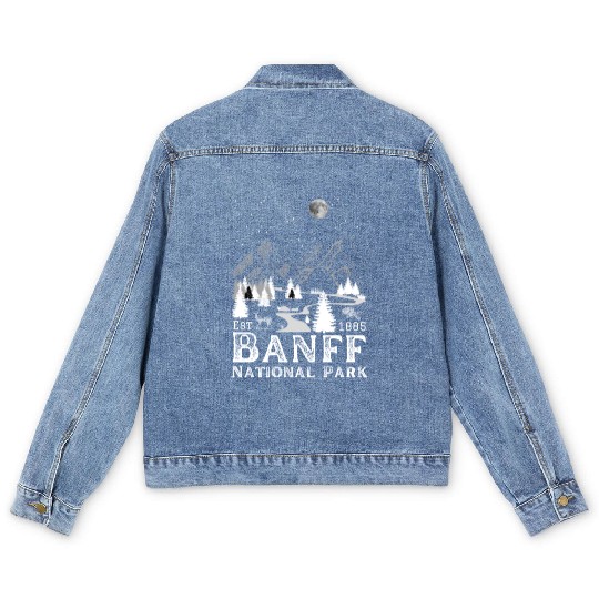 Banff National Park 1885 Men's Denim Jackets