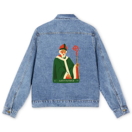 St Patricks Day | Saint Patrick's Day Men's Denim Jackets