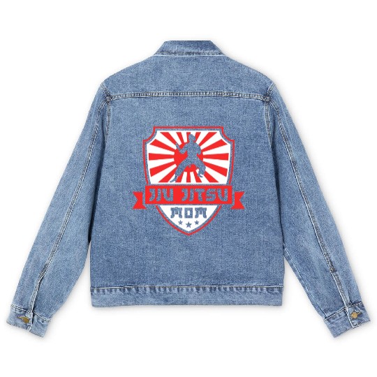 Brazilian Jiu Jitsu MMA Bjj Hugger Men's Denim Jackets