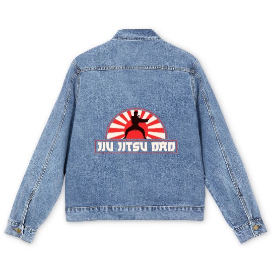 Brazilian Jiu Jitsu MMA Bjj Hugger Men's Denim Jackets