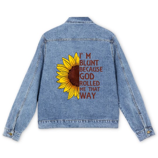 Sunflower Garden Men's Denim Jackets