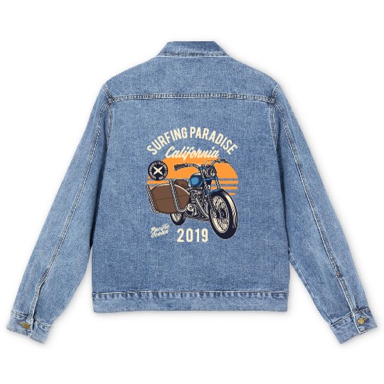 Motorcycle Bike Men's Denim Jackets