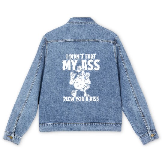 Rooster Cock Irony Men's Denim Jackets