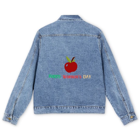 Embrace Equity Happy Women's Day Men's Denim Jackets
