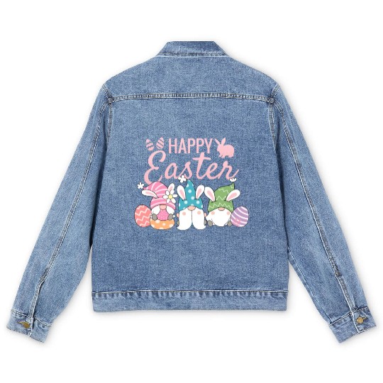 Easter Eggs Friends Men's Denim Jackets