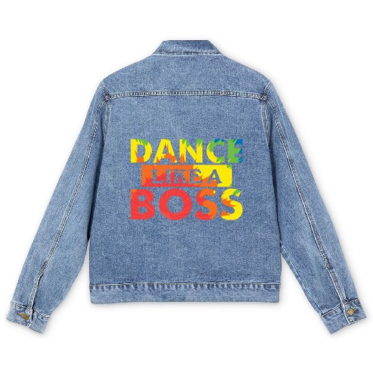 Hip Hop Breakdance Street Dance Dancers Music Men's Denim Jackets