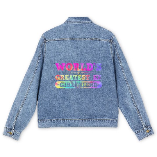 Worlds Greatest Ex Girlfriend Break Postal Service Men's Denim Jackets