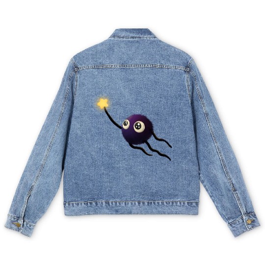 little soot sprite Men's Denim Jackets