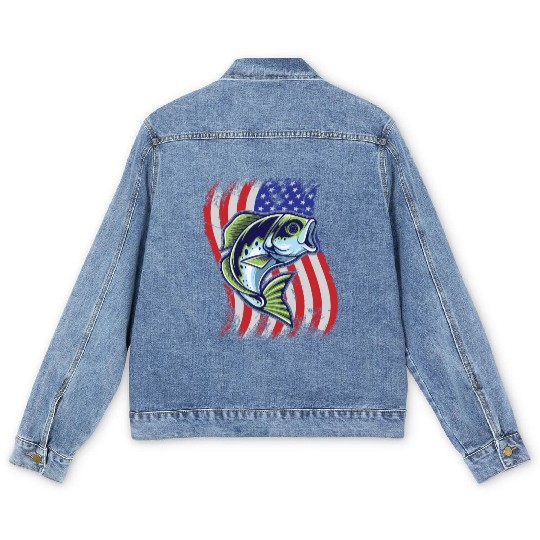 US Bass Fish Men's Denim Jackets