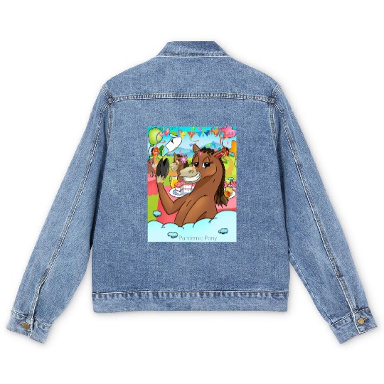 Pandemic Pony Men's Denim Jackets