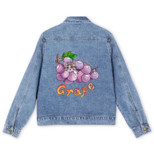 Grape Men's Denim Jackets