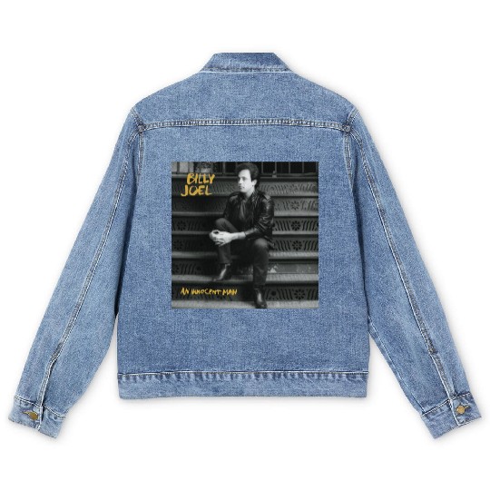 Billy Joel an innocent man Men's Denim Jackets