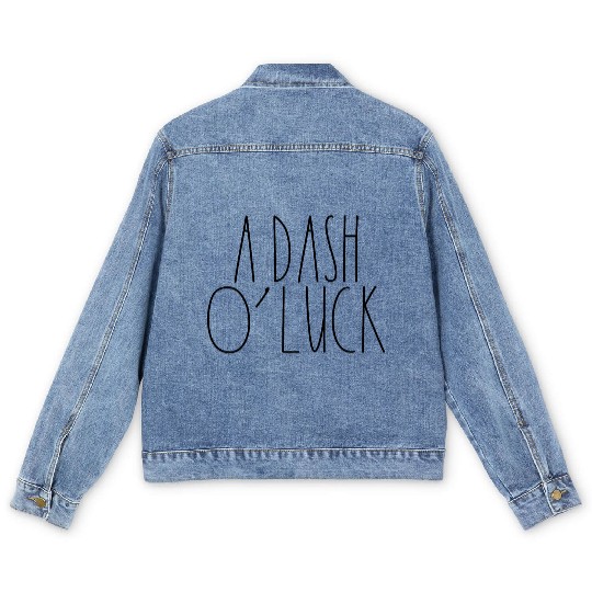 A Dash O' Luck Rae Dunn Inspired Minimalist Decor Men's Denim Jackets