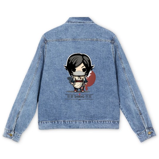 Japan Shiryo Ghost Man Men's Denim Jackets
