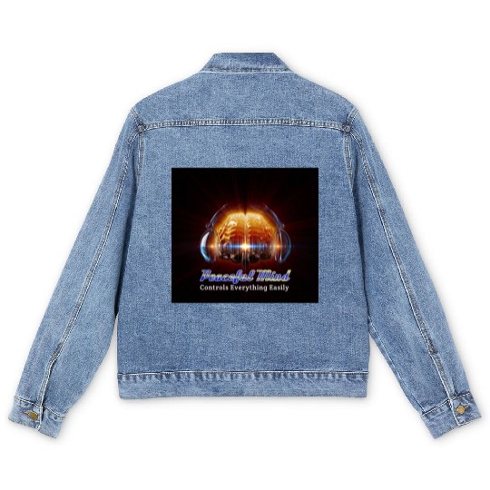 Peaceful Mind Men's Denim Jackets