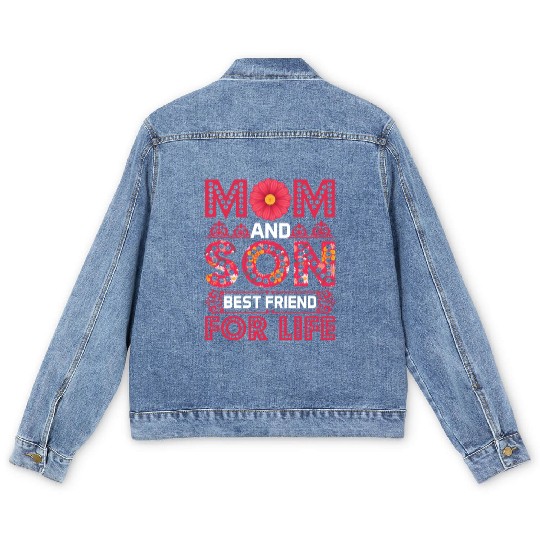 Mom And Son Men's Denim Jackets