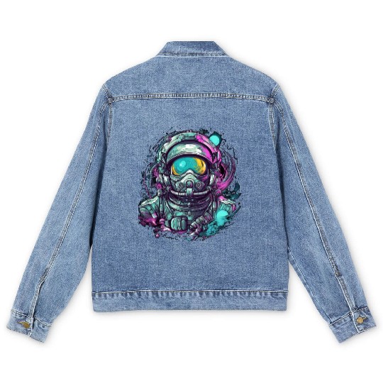 Astro Selfie Men's Denim Jackets