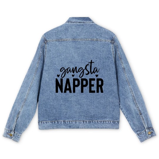 Gangsta Napper Men's Denim Jackets