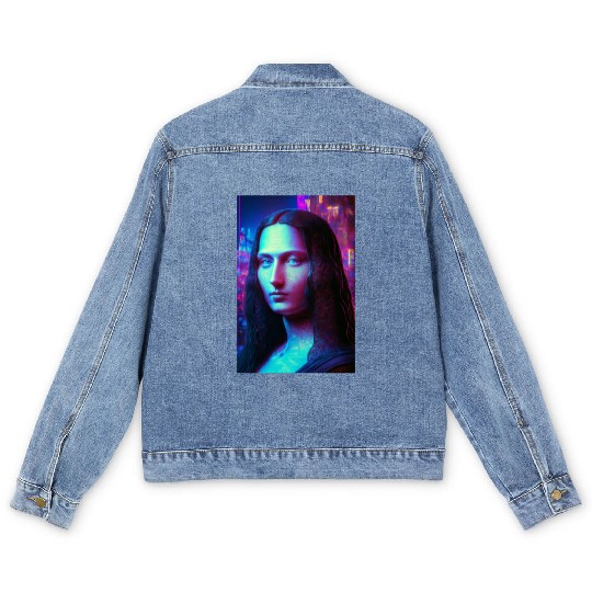 Mona lisa in future Men's Denim Jackets