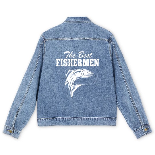 The Best Fishermen Fishing Lover Men's Denim Jackets