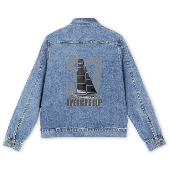America's Cup 37 Grey Men's Denim Jackets