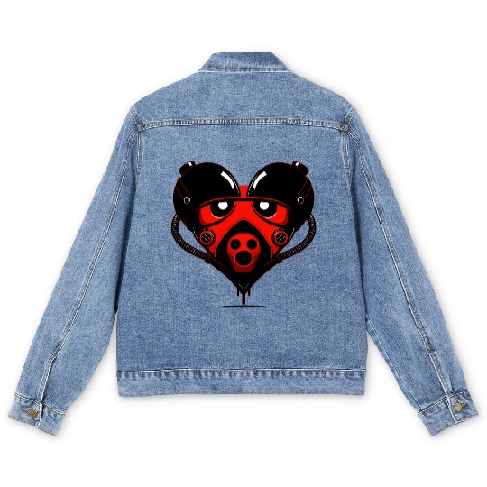 Robot Heart Men's Denim Jackets
