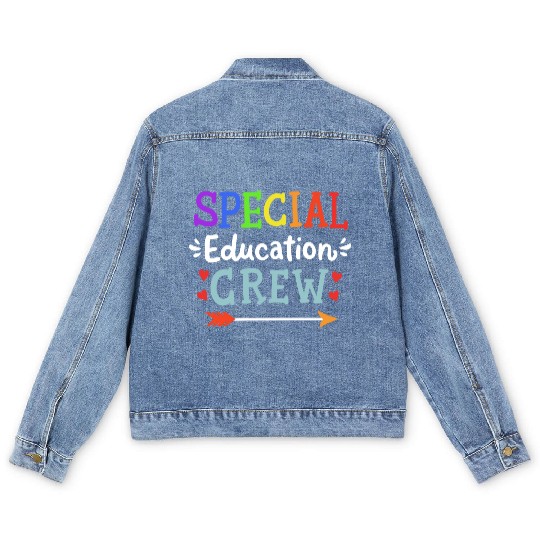 Special Education Sped Teacher Sped Student Men's Denim Jackets