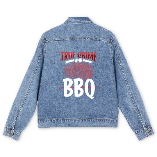 True Crime Murder Spy Crime Interest Gift Idea Men's Denim Jackets