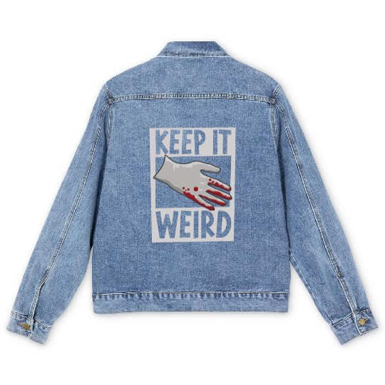 True Crime Murder Spy Crime Interest Gift Idea Men's Denim Jackets